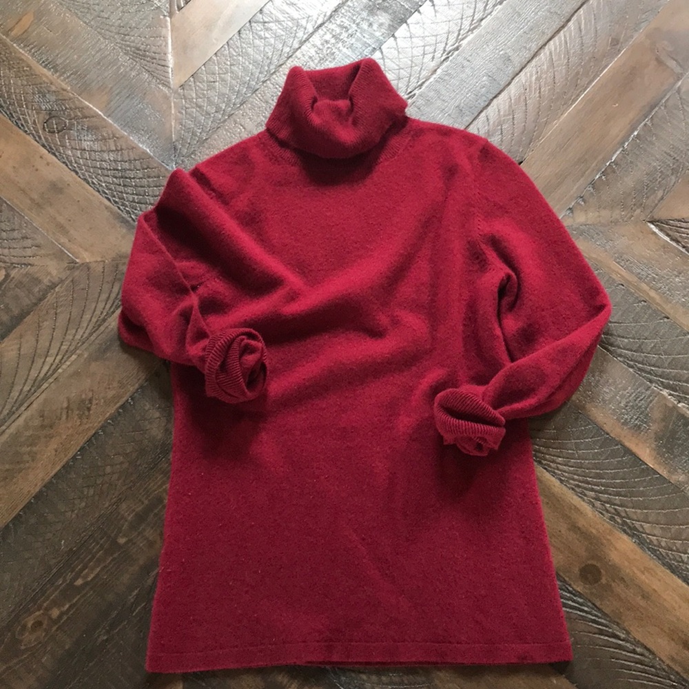 Ann Taylor cashmere turtleneck sweater